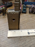 Vtg AC Williams? Cast Iron Sky Scraper Coin Bank Building Original Paint Nice!