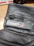 3M Thinsulate Cold Weather Leather Motorcycle Riding Gloves Sz XXL w/Liners Nice