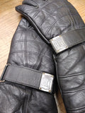 Harley Davidson Motorcycle Riding Gloves Size Large Black Leather Insulated