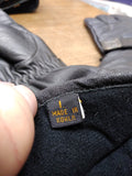 Harley Davidson Motorcycle Riding Gloves Size Large Black Leather Insulated