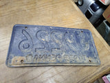 Vtg 1935 Pennsylvania Pa Penna Automobile License Plate J9226 Good Condition!