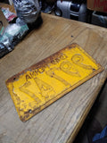 Vtg 1949 Pennsylvania Pa Penna Automobile License Plate 99747 Good Condition