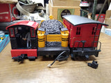 Bachmann G Scale Paul Bunyan Babe Steam Locomotive 177 Tender #10 Caboose Nice!