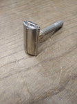 Vtg Gillette Slim TTO Adjustable Safety Razor Date Code N2 1968 Works Great