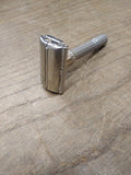 Vtg Gillette Slim TTO Adjustable Safety Razor Date Code N2 1968 Works Great