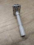 Vtg Gillette Slim TTO Adjustable Safety Razor Date Code N2 1968 Works Great