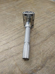 Vtg Gillette Slim TTO Adjustable Safety Razor Date Code N2 1968 Works Great
