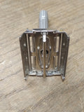 Vtg Gillette Slim TTO Adjustable Safety Razor Date Code N2 1968 Works Great