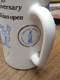 Vtg Jim Beam Whiskey 1975 10th Anniversary Hawaiian Open Coffee Mug Nice #1
