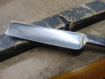 Vtg Mason Brand Royal Gold Straight Folding Razor Nice Blade Scales Jimps Box!