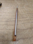 Vtg Mason Brand Royal Gold Straight Folding Razor Nice Blade Scales Jimps Box!
