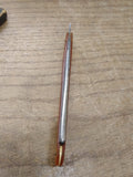 Vtg Mason Brand Royal Gold Straight Folding Razor Nice Blade Scales Jimps Box!