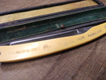 Vtg King Razor Mfg Mona-King Pat. Dec. 9-1913 Nice Blade Scales Jimps Box Great!