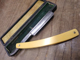 Vtg King Razor Mfg Mona-King Pat. Dec. 9-1913 Nice Blade Scales Jimps Box Great!