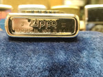 Vtg Unfired 1991 Zippo Bucks Brass Emblem Brushed Chrome Cigarette Lighter