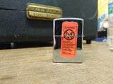 Vtg Unfired 1997 Zippo Carolina Panthers Cigarette Lighter Polished Chrome Minty