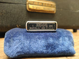Vtg Unfired 1997 Zippo Carolina Panthers Cigarette Lighter Polished Chrome Minty