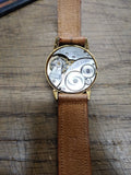 Vtg 1938 Elgin 10K RGP Men's Watch Pig Skin Strap Original Box Very Nice Works!