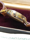 Vtg 1938 Elgin 10K RGP Men's Watch Pig Skin Strap Original Box Very Nice Works!