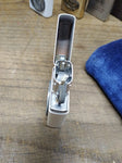 Vtg Unfired 1995 Zippo Pewter Camel Medallion White Matt Cigarette Lighter Minty