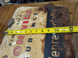 Vtg Nationwide Ins. Authorized Representative Steel Advertising Sign 22" x 12"