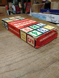 Vtg 20 Piece Halsam Wooden Number Blocks Lot with Arithmetic Signs Original Box!