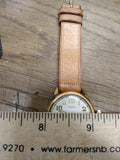 Vtg 1938 Elgin 10K RGP Men's Watch Pig Skin Strap Original Box Very Nice Works!