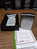 NOS Sealed 2016 Zippo Cat & Dog Heartbeat At Your Feet Cigarette Lighter In Box