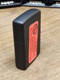 NOS Sealed 2018 Zippo WTF Where's The Fireball Black Matt Cigarette Lighter Box