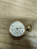 Vtg Antique 1914 Elgin 7j 0s Model 2 Grade 320 Working Pocket Watch GF #17843568