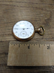 Vtg Antique 1914 Elgin 7j 0s Model 2 Grade 320 Working Pocket Watch GF #17843568