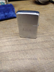 Vtg 1982 Zippo Cigarette Lighter I Love You Daddy A.G.N. Brushed Chrome Nice!