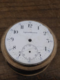Vtg 1910 Ingersoll Trenton Pocket Watch Movt. Grade 130 Model 3 16s 7j 3Finger