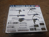 Vtg NOS Open Box Academy U.S. Machine Gun Set Military Model Kit 1:35 Scale
