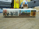 Vtg NOS Open Box Fujimi KV-II Late Type Russian Heavy Tank 1:76 Scale Model Kit