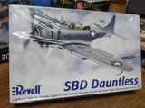 Vtg NOS Open Box Revell SBD Dauntless Navy Dive Bomber Plane Model Kit 1:48 Scal