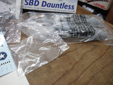 Vtg NOS Open Box Revell SBD Dauntless Navy Dive Bomber Plane Model Kit 1:48 Scal