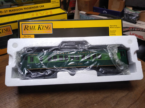 Vtg MTH Rail King Crescent Limited O27 6240-3 Madison Coach Car Train
