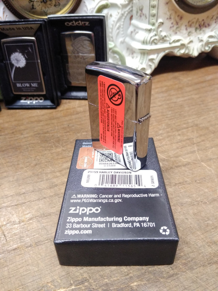 cigarette lighter for harley davidson Harley-Davidson Rechargeable Flashlight, Powerful LED 12700022 The bottom is stamped with Zippo logo from the period authenticates these lighters as genuine Zippo. Harley-Davidson Cigarette Lighter with Bracket