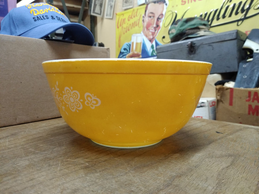 Vtg Mid Century Pyrex 403 Butterfly Gold Nesting Oven Ware Bowl 2.5 Qu cyclewarehouse.online