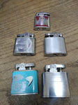 Vtg 5 Pc. Cigarette Lighter Lot 3 x Ronson Continental Comfort Canada Japan