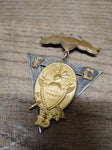 Vtg 1874 Knights Of Pythias Esto Perpetua (Let It Be Perpetual ) Brass Medal