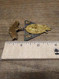 Vtg 1874 Knights Of Pythias Esto Perpetua (Let It Be Perpetual ) Brass Medal