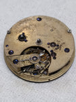 Vtg Antique Parkinson Frodshame Key Wind Pocket Watch Movement w/Dial Repair Lot
