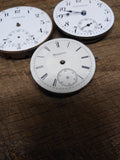 Vtg Pocket Watch Parts Repair Movements & Dial Lot New England Mercer Hampden
