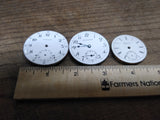 Vtg Pocket Watch Parts Repair Movements & Dial Lot New England Mercer Hampden