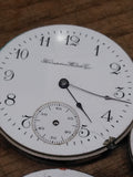 Vtg 5 Pc Mechanical Watch Parts and Dial Lot 3 x Elgin New England Hampden