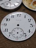 Vtg 5 Pc Mechanical Watch Parts and Dial Lot 3 x Elgin New England Hampden