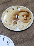 Vtg 5 Pc Mechanical Watch Parts and Dial Lot 3 x Elgin New England Hampden
