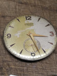 Vtg 5 Pc Mechanical Watch Parts Lot Waltham Aureoli Sussex Sirom Hampden 10K GF